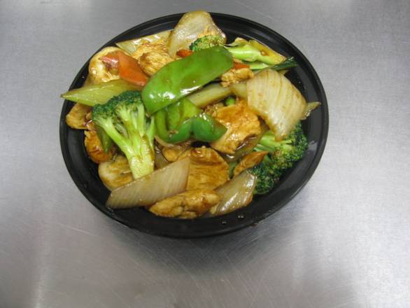 Moo Goo Guy Pan 鸡加菜
